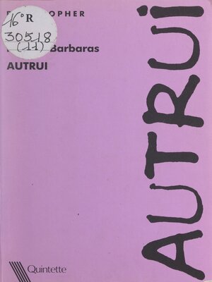 cover image of Autrui